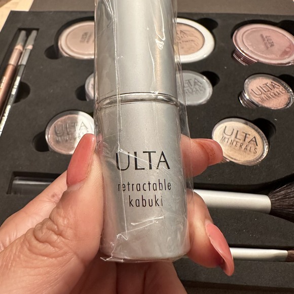 NEW ULTA Minerals Bronzer Powder Blush Eye Shadow Eye Liner Brush Make Up Set - Picture 5 of 8